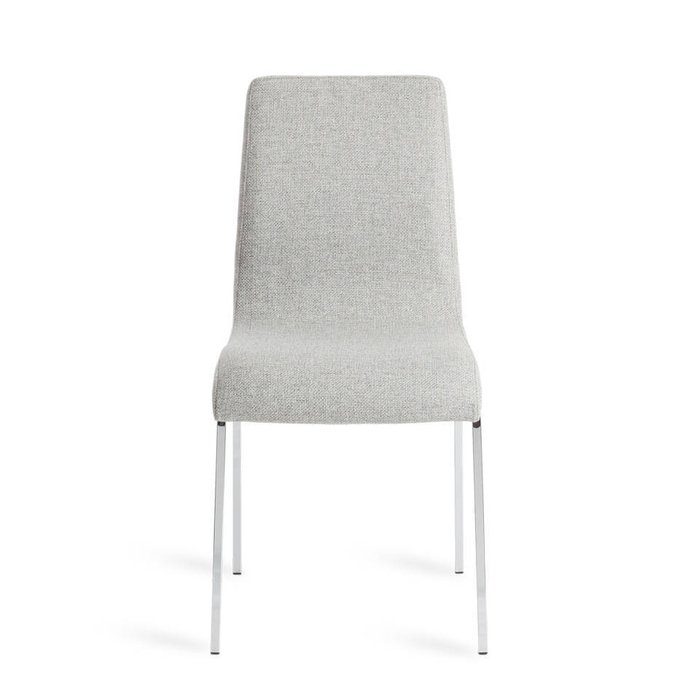 Стул в обивке из ткани светло-серого цвета - купить Обеденные стулья по цене 23990.0