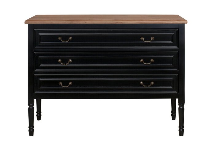 Комод Kaliko old oak черно-коричневого цвета Комод Kaliko old oak черно-коричневого цвета