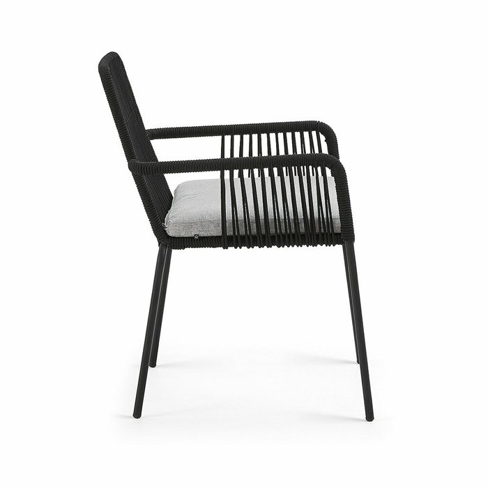 Кресло Samt черного цвета - купить Садовые стулья по цене 37990.0