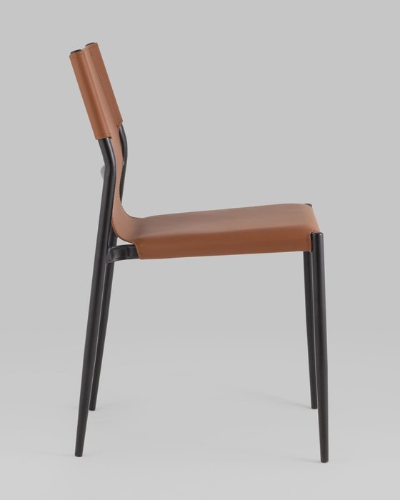Стул обеденный West коричневого цвета - лучшие Обеденные стулья в INMYROOM