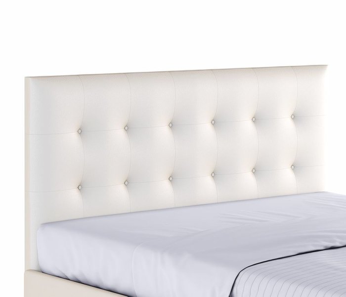 Кровать Селеста 140х200 белого цвета с матрасом - лучшие Кровати для спальни в INMYROOM