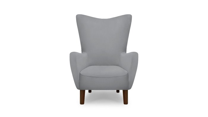Кресло Лестер серого цвета - купить Интерьерные кресла по цене 23500.0