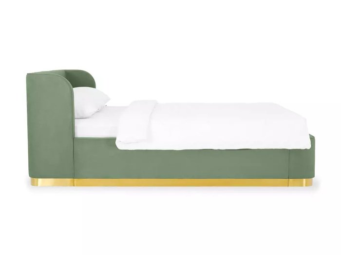Кровать Vibe 160х200 зеленого цвета с подъемным механизмом - лучшие Кровати для спальни в INMYROOM