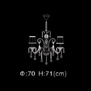 Подвесная люстра Illuminati Cedan с подвесками из прозрачного хрусталя - купить Подвесные люстры по цене 204590.0
