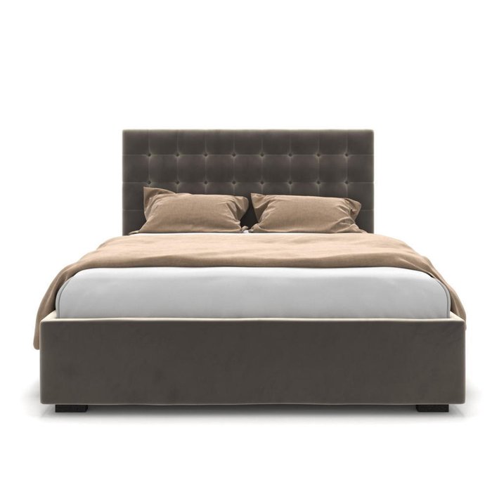  Кровать Finlay с подъемным механизмом бежевая 200х200 - купить Кровати для спальни по цене 89900.0