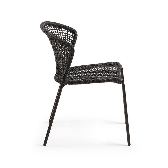 Стул Mathew темно-серого цвета - купить Садовые стулья по цене 22990.0