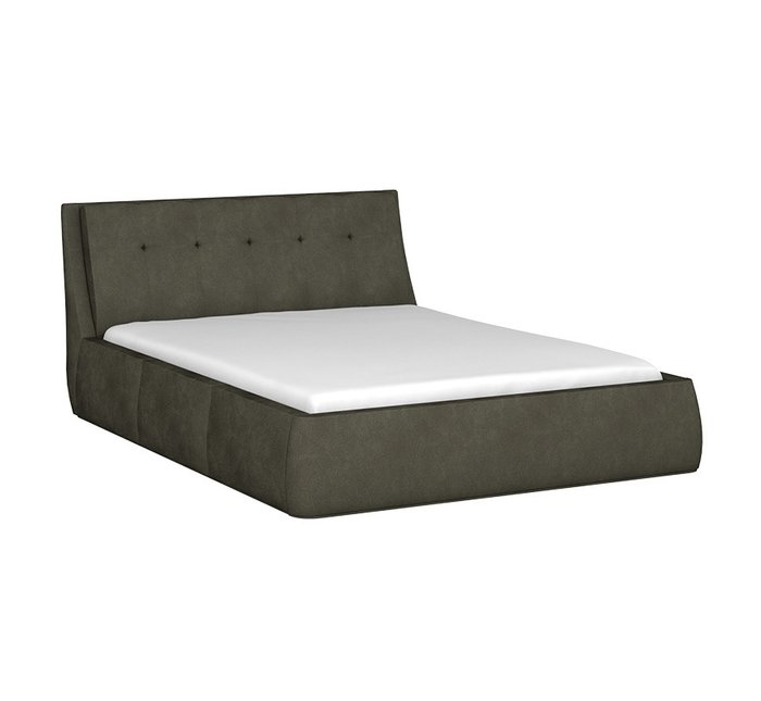 Кровать Гесиона 160х200 темно-серого цвета с подъемным механизмом  - купить Кровати для спальни по цене 44604.0