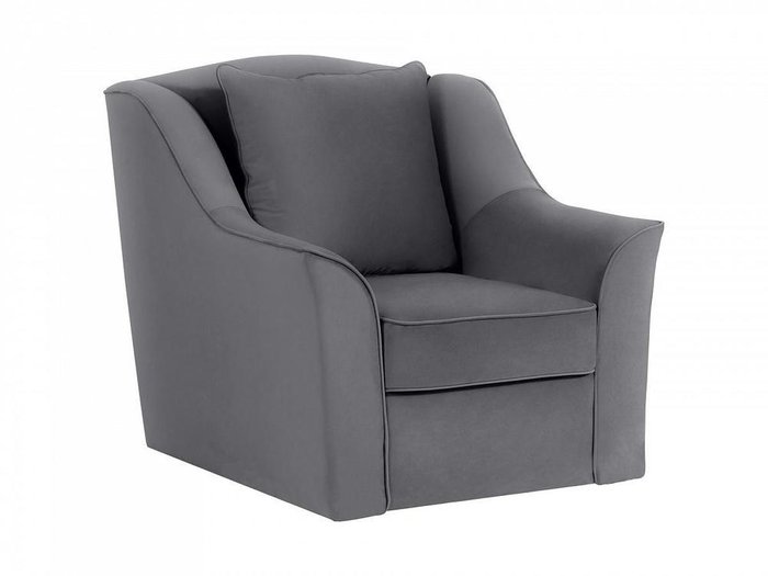 Кресло Vermont серого цвета  - купить Интерьерные кресла по цене 29580.0