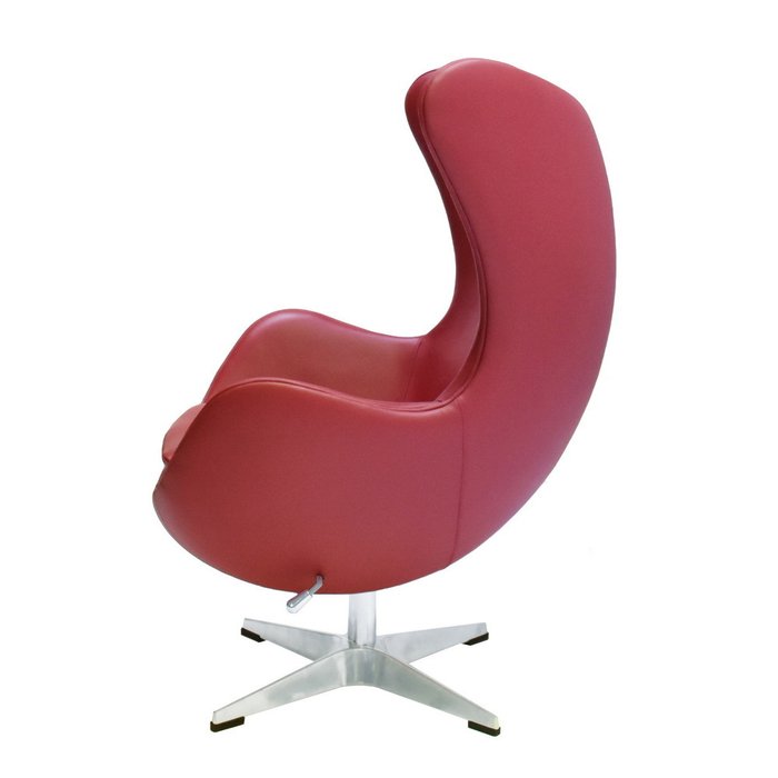 Кресло Egg красного цвета - лучшие Интерьерные кресла в INMYROOM