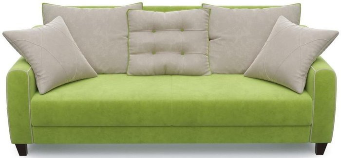 Диван-кровать прямой Френсис Флэтфорд зеленого цвета - лучшие Прямые диваны в INMYROOM