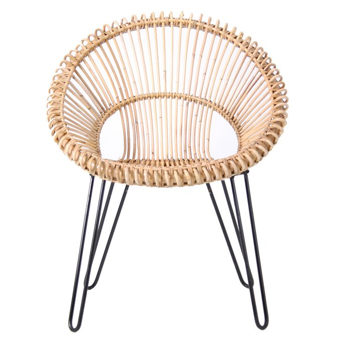 Кресло Alfta бежевого цвета - купить Садовые стулья по цене 51990.0