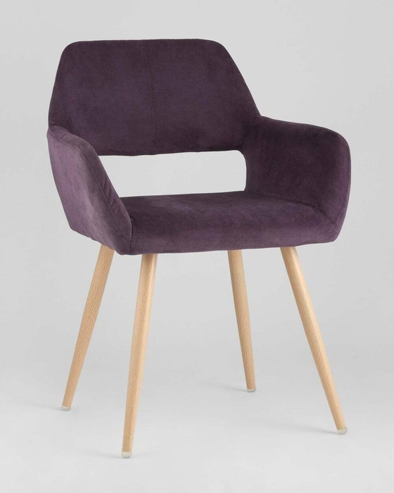 Стул Кромвель фиолетового цвета - купить Обеденные стулья по цене 21490.0