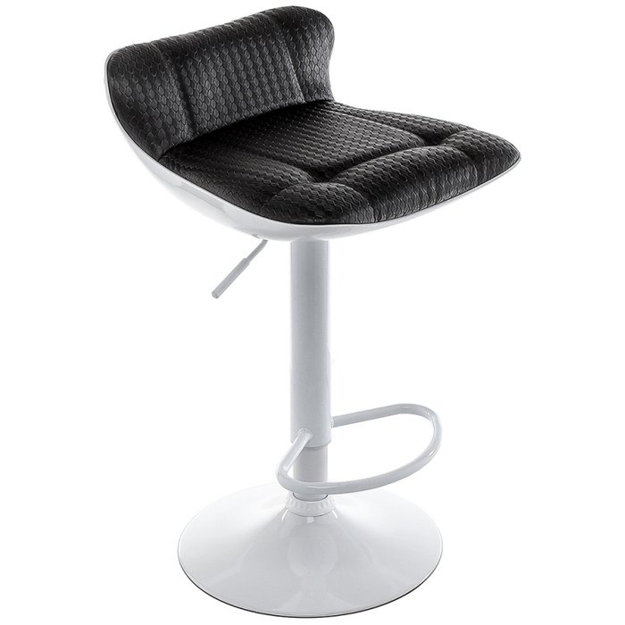 Барный стул Domus бело-черного цвета