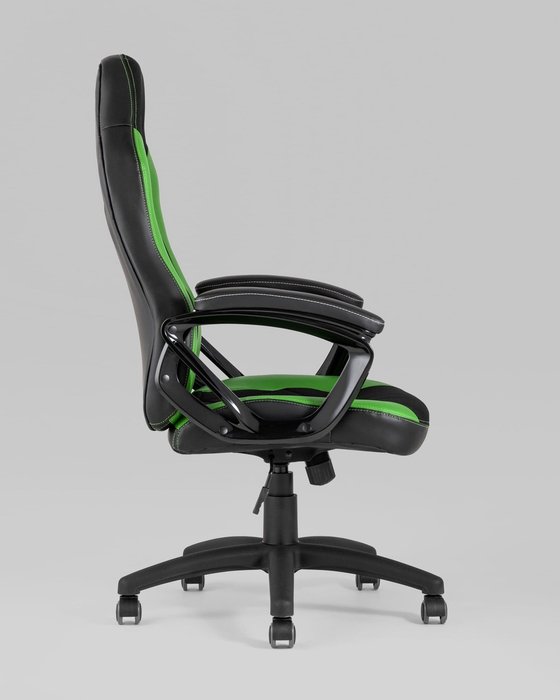 Кресло игровое Top Chairs Skyline черно-зеленого цвета - лучшие Офисные кресла в INMYROOM