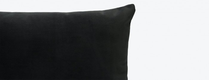 Набор из двух подушек черного цвета - лучшие Декоративные подушки в INMYROOM