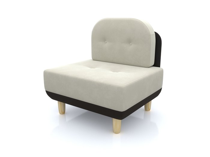 Кресло Торли молочного цвета - лучшие Интерьерные кресла в INMYROOM