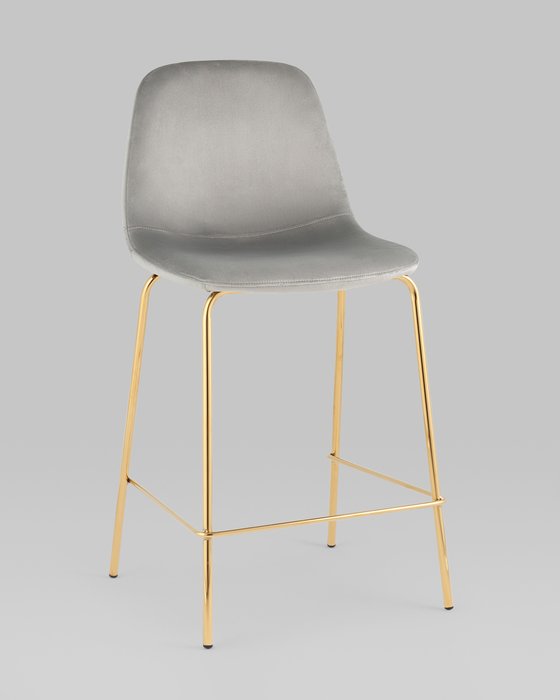 Полубарный стул Валенсия SN серого цвета - купить Барные стулья по цене 7990.0