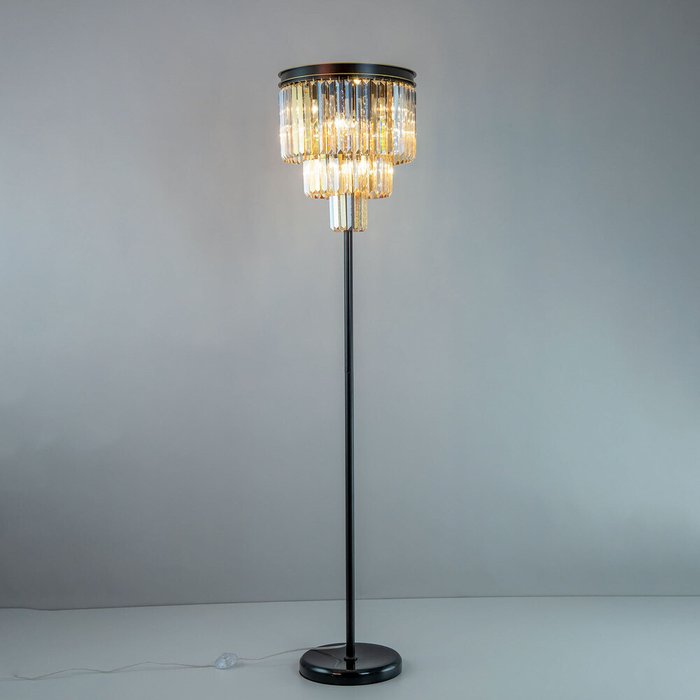 Citilux Мартин CL332992 Торшер хрустальный Шампань
