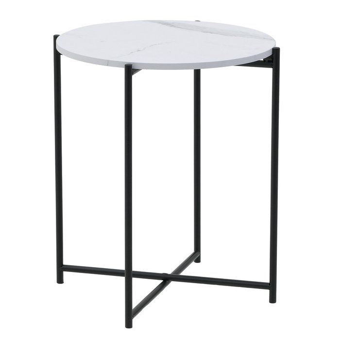 Кофейный столик черно-белого цвета