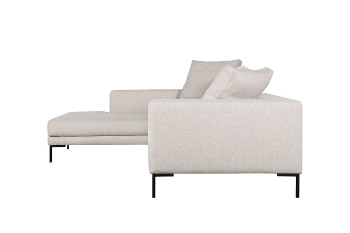 Угловой диван Linnea светло-серого цвета - лучшие Угловые диваны в INMYROOM