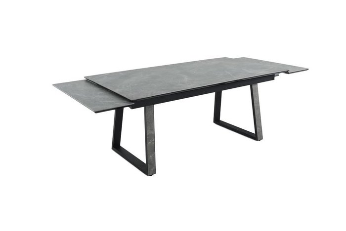 Обеденный раскладной стол Монако серого цвета - купить Обеденные столы по цене 91989.0