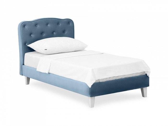 Кровать Candy голубого цвета 80х160