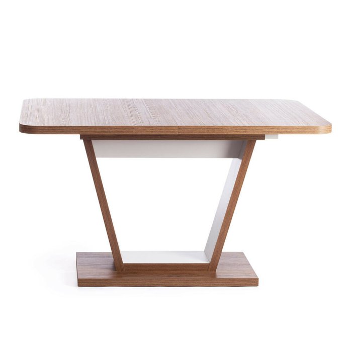 Раздвижной обеденный стол Vox коричневого цвета - купить Обеденные столы по цене 17550.0