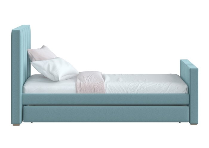 Кровать Cosy 90х200 бирюзового цвета - купить Одноярусные кроватки по цене 47610