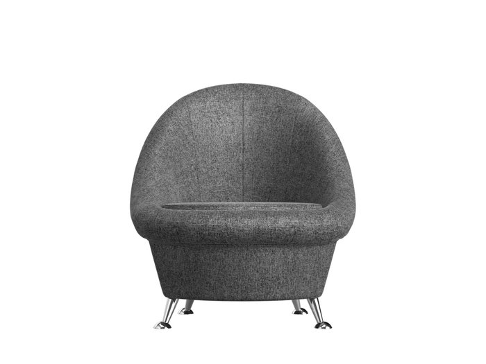 Кресло Амелия серого цвета - купить Интерьерные кресла по цене 19999.0
