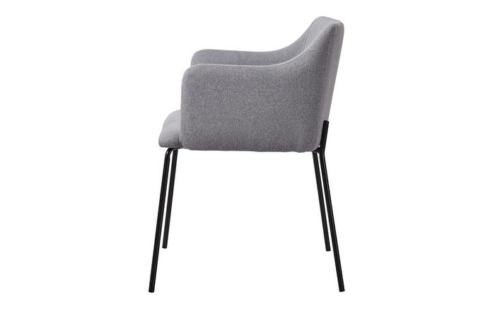 Стул с подлокотниками серого цвета - лучшие Обеденные стулья в INMYROOM
