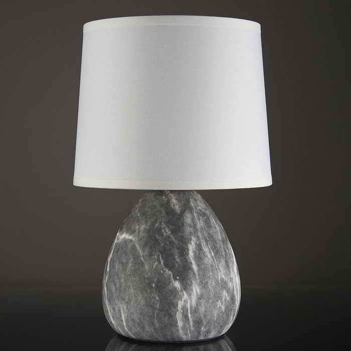 Настольный светильник Escada 10163/L E14*40W Black marble MARBLE - купить Настольные лампы по цене 1750.0