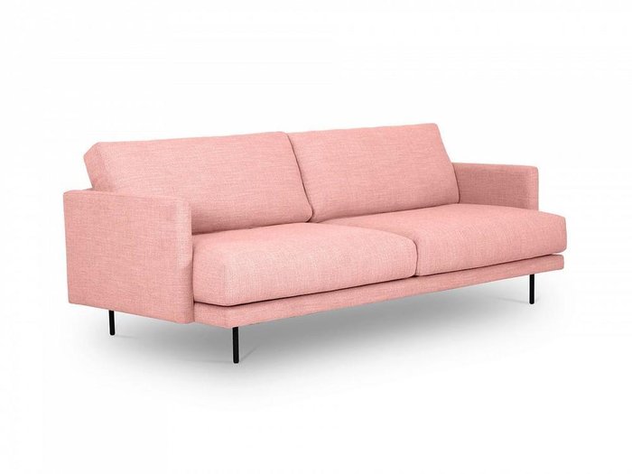 Диван Ricadi розового цвета - купить Прямые диваны по цене 90630.0