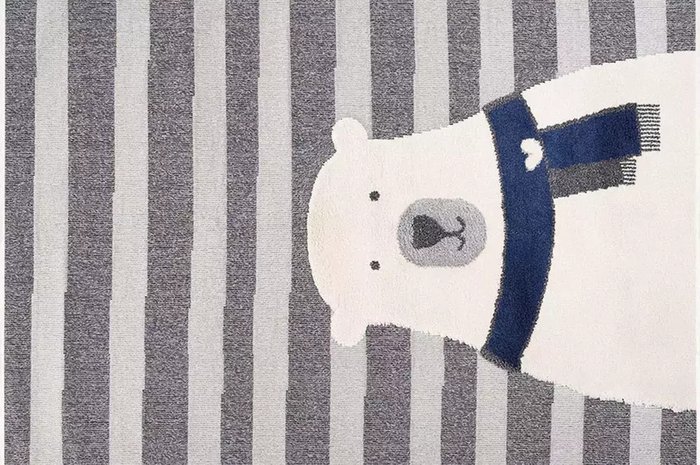 Ковер детский Bear 120х180 сине-бежевого цвета
