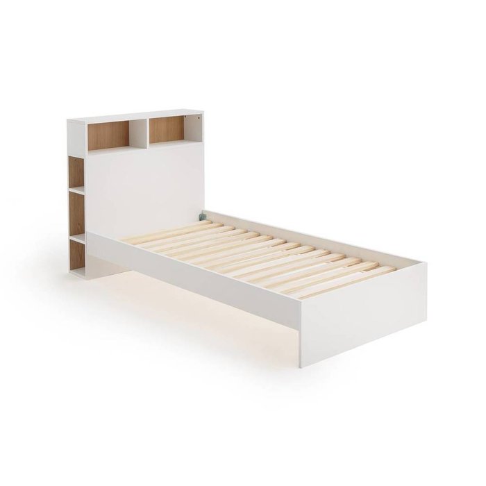 Кроватка детская с кроватным основанием Biface 90х190 белого цвета - купить Кровати для спальни по цене 29131.0