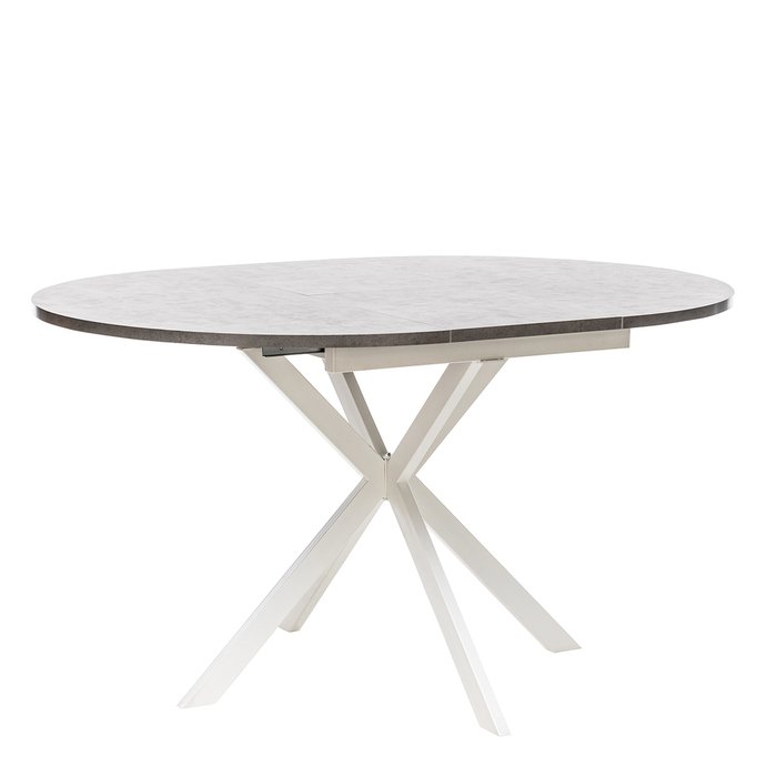 Раздвижной обеденный стол Капри с серой столешницей  - лучшие Обеденные столы в INMYROOM
