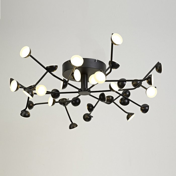 Потолочная люстра Adn 6422 (алюминий, цвет черный) - купить Потолочные люстры по цене 70841 Потолочная люстра Adn 6422 (алюминий, цвет черный) - купить Потолочные люстры по цене 70841