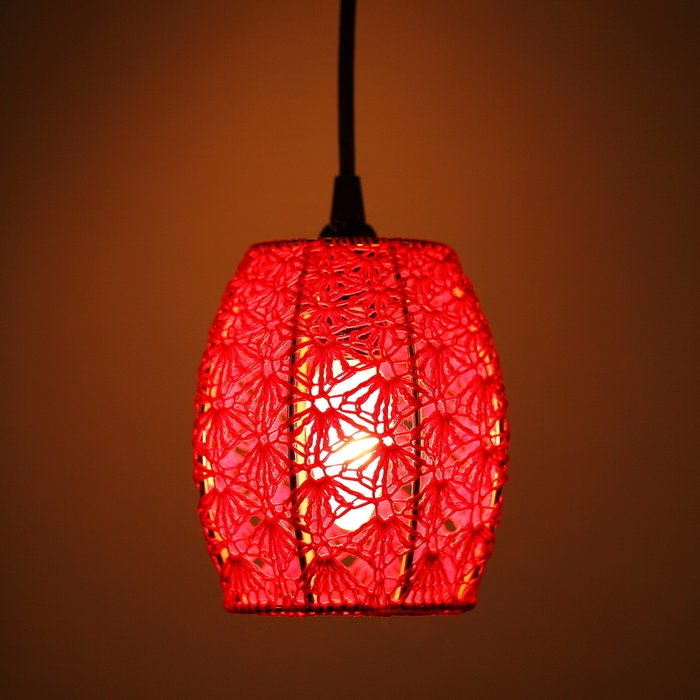 Подвесной светильник Тюльпан Маленький красный - лучшие Подвесные светильники в INMYROOM