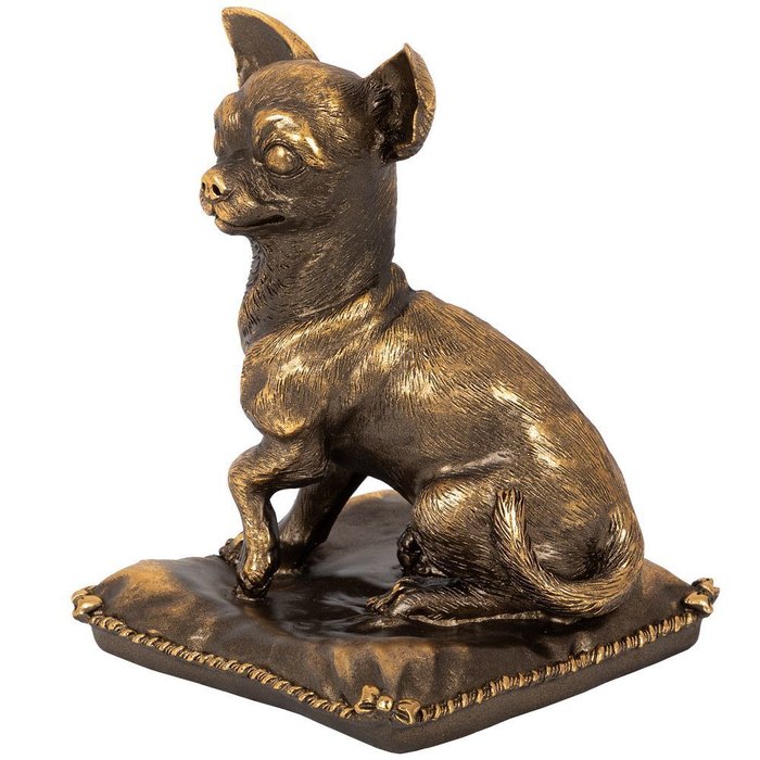 Статуэтка Собака Молли бронзового цвета - купить Фигуры и статуэтки по цене 3767.0