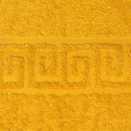 Полотенце махровое гладкокрашеное 40х67, 100 % хлопок, пл. 400 гр./кв.м. 'Желтый (Dandelion sary)'