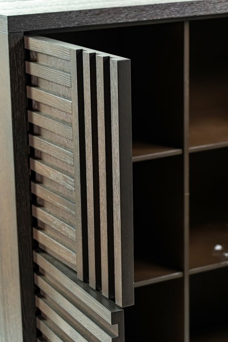 Kомод-шкаф Kyoto серо-коричневого цвета - лучшие Комоды в INMYROOM