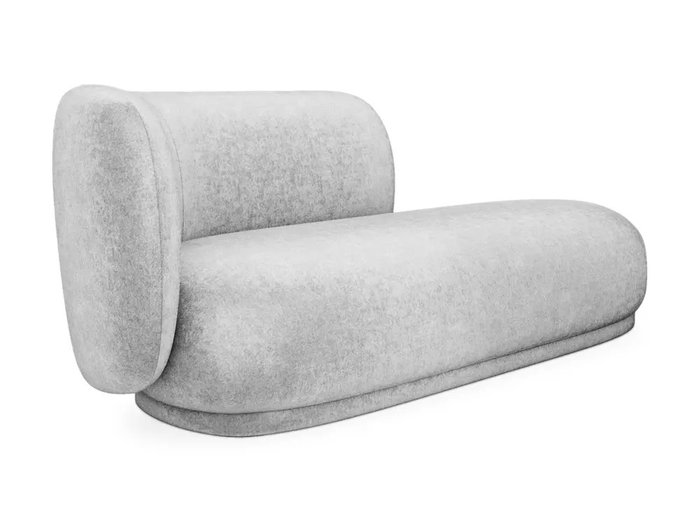 Кушетка-диван Lucca серого цвета левая Кушетка-диван Lucca серого цвета левая