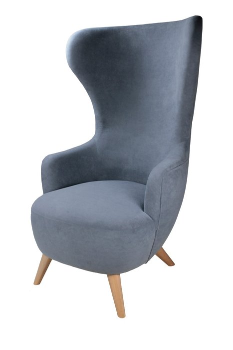 Кресло Oksy серого цвета