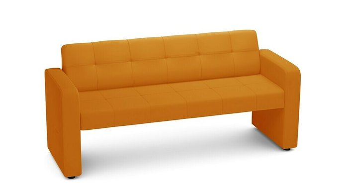 Кухонный диван Бариста 180 оранжевого цвета - купить Прямые диваны по цене 19800.0