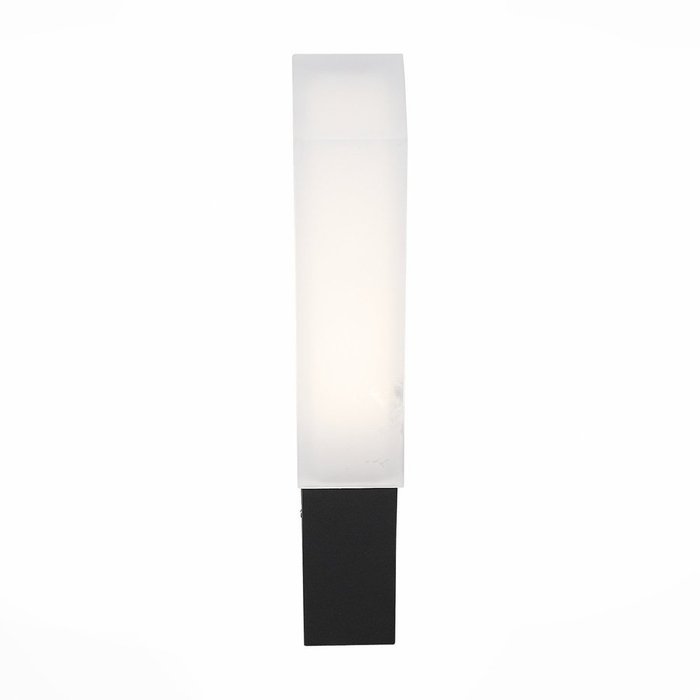 Уличный настенный светодиодный светильник Posto бело-черного цвета - лучшие Настенные уличные светильники в INMYROOM