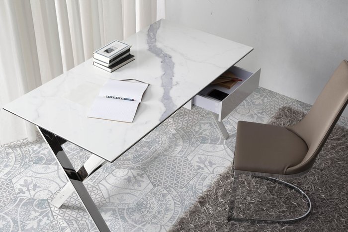 Письменный стол с мраморной столешницей - лучшие Письменные столы в INMYROOM