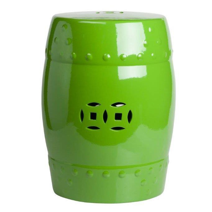 Керамический столик-табурет Garden Stool Green