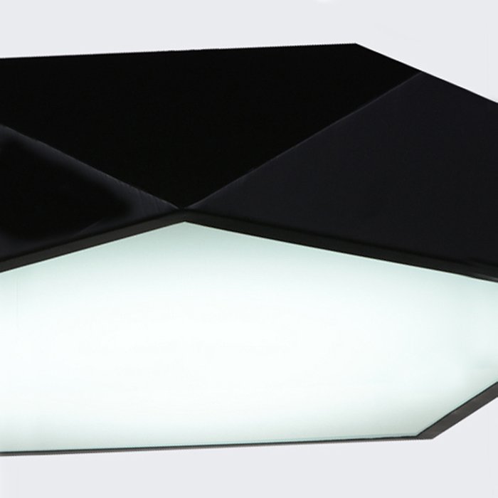 Потолочный светодиодный светильник GEOMETRIC Black D40 - лучшие Потолочные светильники в INMYROOM