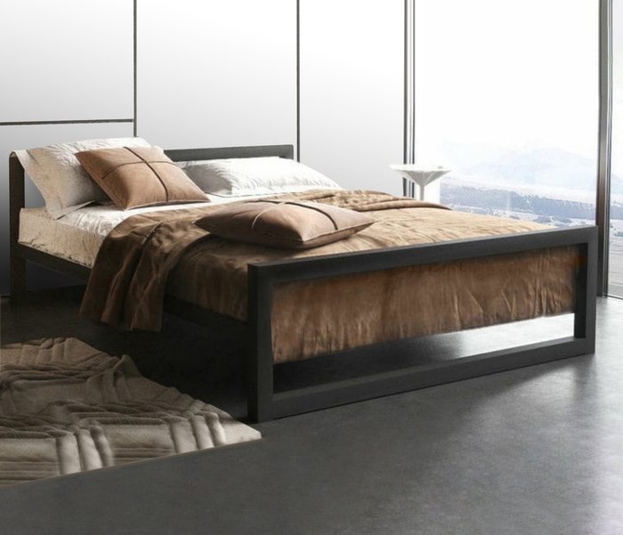 Кровать Ричмонд 120х200 черного цвета - лучшие Кровати для спальни в INMYROOM