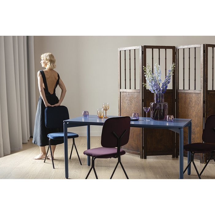 Стул Ror темно-синего цвета - лучшие Обеденные стулья в INMYROOM