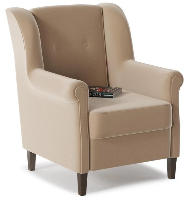 Кресло Бургос Fox коричневого цвета